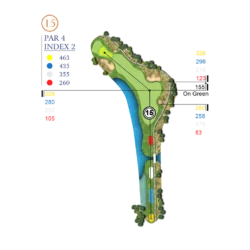 Hố Golf 15 Sân Hồ Sân Golf Vinpearl Hải Phòng - Sân Golf Vũ Yên Hải Phòng