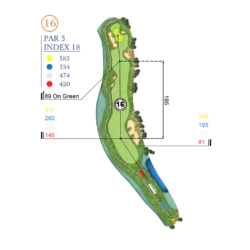 Hố Golf 16 Sân Hồ Sân Golf Vinpearl Hải Phòng - Sân Golf Vũ Yên Hải Phòng