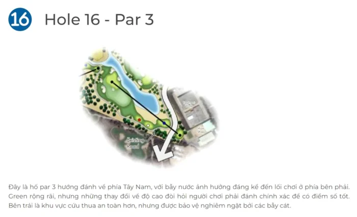 Hố Golf 16 Sân Nicklaus Sân Golf BRG Đà Nẵng - BRG Danang Golf Resort