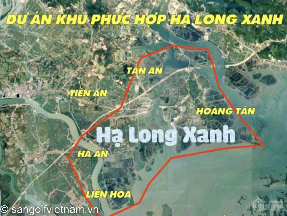 Vị trí sân golf Hạ Long Xanh