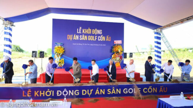 Hình ảnh sân golf cồn ấu