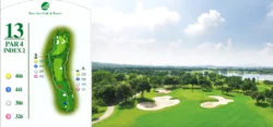 HOLE 13 sân golf Tam Đảo