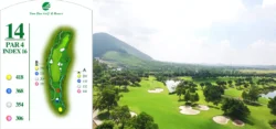 HOLE 14 sân golf Tam Đảo