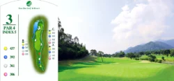 HOLE 3 sân golf Tam Đảo