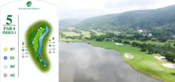 HOLE 5 sân golf Tam Đảo